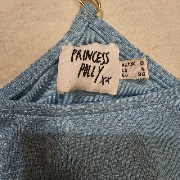 Princess Polly Chain Strap Crop Top Women's Size 4 - Picture 4 of 6